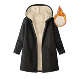 And Long-Term Hooded Jacket In Autumn And Winter