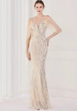 Sequin Strap Mermaid Long Evening