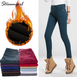 Pants Women's Thick Winter Pants Women Trousers Warm Fleece Winter Women Pants Female Velvet Ladies Office Pant