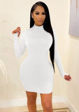 Party Sexy Long Sleeve Mini Bodycon