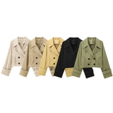 2025 Autumn New Women's Design With A Windbreaker Short Jacket