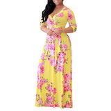 Autumn And Winter Explosion Of Women's Sleeves Fat Mmv Tie Print With Waist
