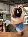 Crop Top 2023 Women's Clothing Backless Slim Fit Fashion Tanks Gradient Casual Y2k Tops Korean Casual Harajuku Vest