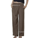 Women's Wear Irregular Striped Casual Tyre With Loose