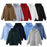 PUWD Oversize Women Thick Warm Hooded Jackets 2020 Winter Fashion Ladies Soft Cotton Long Coats Vintage Girls Chic