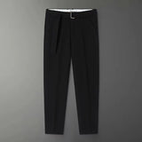 Trousers Men's Spring And Summer Nine-Point Trousers Men's Business Nine-Point Trousers Casual Is Decorating Straight Pants