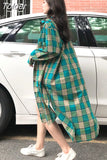 Classic Loose Shirts Long Blouse Women Daily Clothing Fashion Vintage Shirt Full Sleeve Button Tops 2023 Autumn