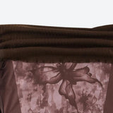 Butterfly Ruched Off Shoulder