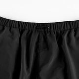 Piping Detail Size Friendly Parachute Cargo Pants-Outfit