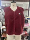 Sleeveless Plush Short Vest Jacket 2024 New Fashion Women's Loose Single-Breasted Vest Coat-Outfit