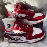 Skater Girl Patchwork Sneakers-Outfit