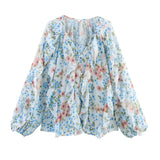 Women's Clothing 2025 Spring New Multi-Color Simple Cascade Decoration Chiffon