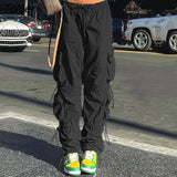 Print Streetwear Joggers Parachute Cargos Casual Loose Y2K Baggy Sweatpants Harajuku Chic Fashion