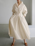 Fashion Solid Lapel Chic Preppy Style Cardigan Is Very Comfortable To Wear For Women Release Date Is In Spring