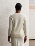 Women's Round-Necked Bear Cartoon Casual Free Sweater Raff Cashmere Knitted Shirt