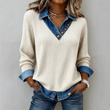 New Women's Big Collar Hair, Short Thick Long-Sleeved Coat