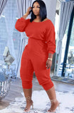 Casual Stacked Jumpsuit with