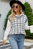 V-Neck Capped Sleeve Knit
