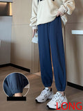 Waist Sweatpants Women Wide Leg Pants Oversized Baggy Pink Trousers Loose Sweatpants Female Khaki Pants For Women