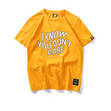 New Fashion Men T-Shirt Summer Letter Printing Men's T Shirt Hip Hop Street Clothing Men Tee Shirt