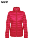 Philosophy winter Down jacket women 90% duck down coat Ultra Light warm Female Portable plus size down jacket