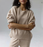 Winter Oversized Sweater Women 2020 Elegant Knitted Basic Pullovers O Neck Loose Soft Female Cashmere