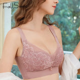 Wire Free Bra Women Plus Size Lingeire Sexy Lace Underwear Thin Cup Brassiere Femme 34 to