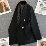 Toloer Fried Street Small Suit Jacket Female 2024 Spring And Autumn New Korean Version Web Celebrity Temperament Small Casual Suit-Outfit