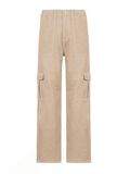 Pocket Detail Straight Cargo Jeans-Outfit