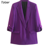 Women Animal Print Zebra Blazer Elegant Chic Fashion Suit Jacket Casual Coat Female Outerwear Outfit Clothing