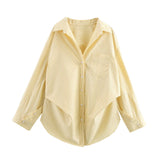 Homemade New Women's Classic Fashionable Silk Shirt