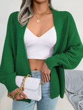Open Front Dolman Sleeve