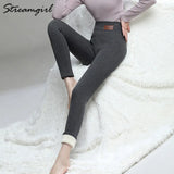 8%Spandex Winter High Waist Leggings Velvet Women Fleece Pants 6XL Warm Winter Leggings For Women Velvet