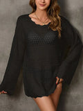 Beach Hooded Knitted Long-Sleeved Bikini Sunscreen