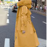 Winter 2020 New Female Fur Coat Maxi Long Windbreaker Jacket Women Parka Ukraine Harajuku Basic Jackets Outerwear Snow Wear
