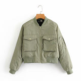 New Fall / Winter 2024 New Women's Street Fashion Pilot Padded Jacket W041 7218-Outfit