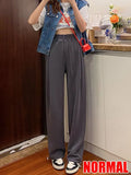 High Waist Loose Pants For Women Sport Trousers Wide Leg Sweatpants Women Joggers Straight Elastic Waist Pants