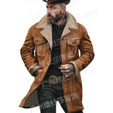 Autumn And Winter Men's Coat Velvet Jacket Multi-Pocket Zipper