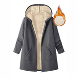 And Long-Term Hooded Jacket In Autumn And Winter