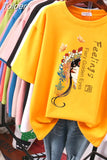 100% Cotton Oversize T Shirt Short Sleeve Women's Top 2023 Summer Couple Loose 6XL Oversized T Shirts Chinese
