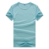 Fashion Men's T Shirt Men Casual Brand Solid Color Bottoming T Shirt Male Outdoor Perspiration