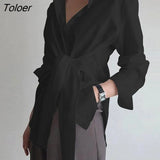 Sleeve Women Shirt Blouse Button White Blouses Female Ruched Black Loose Shirts For Women Cotton Office Blouses New