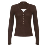 Grunge Button Front