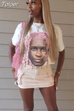 Baggy T Shirts 2000s Clothes Y2k Streetwear White Short Sleeve Tops Summer 2023 Casual Graphic Tees