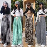 New Summer Checkerboard Plaid Wide Legged Women's Pants Spring Vintage High Waist Loose Lace Up Casual Trousers