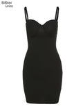 Sisterlinda Spring Party Vacation Birthday Trend Y2K Dress Women Sleeveless Backless Skinny Sexy Nightclub Clubwear Lady