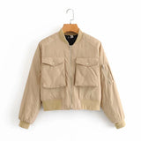 New Fall / Winter 2024 New Women's Street Fashion Pilot Padded Jacket W041 7218-Outfit