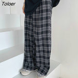 Pants Women Casual Chic Loose Wide Leg Trousers Ins Retro Teens Harajuku Hip-hop All-match Unisex Streetwear High