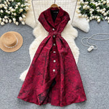 Women's Dress 2025 Summer Collar Short-Sleeved Elegant Dress