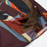 Homemade New Women's Oceanic Smouse Classic Printed Double-Dish